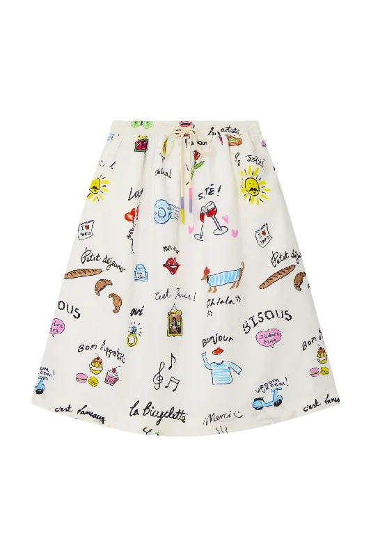 Skirt Skt001b White-Multi pleated skirt texture