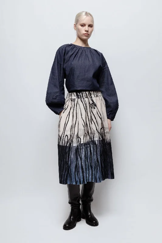 Skirt Nona Cables wrap skirt elegant