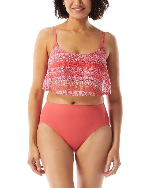 Coco Contours Bondi Crop Top Elasticated Padded Insulated