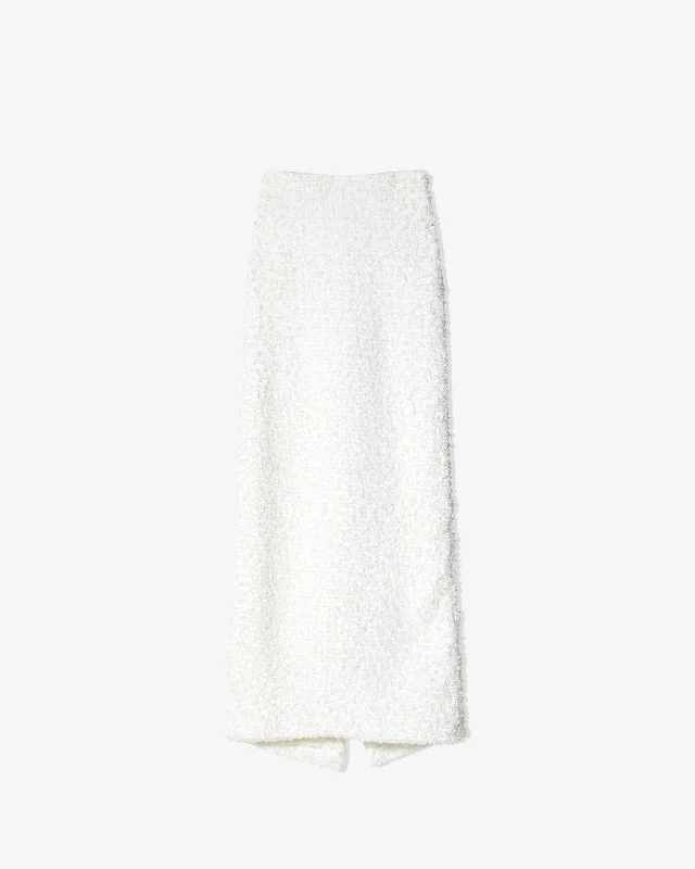 Balenciaga - Women's Maxi Skirt - (White) seamless skirt comfort