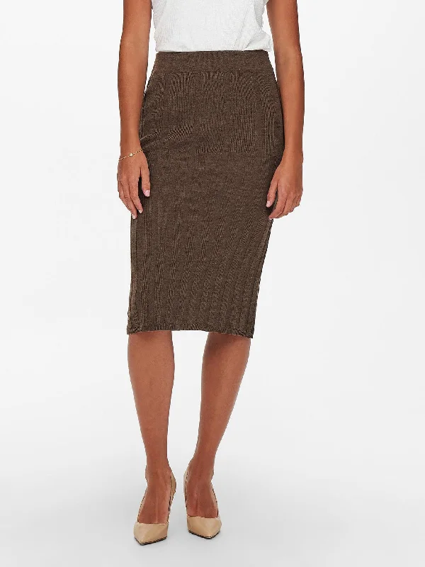 Γυναικεία φούστα ONLNEW TESSA PENCIL SKIRT KNT 15238493 | 15238493 corduroy skirt durable