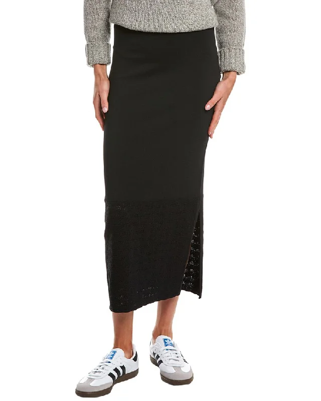 525 America Lace Knit Maxi Skirt silk skirt elegant