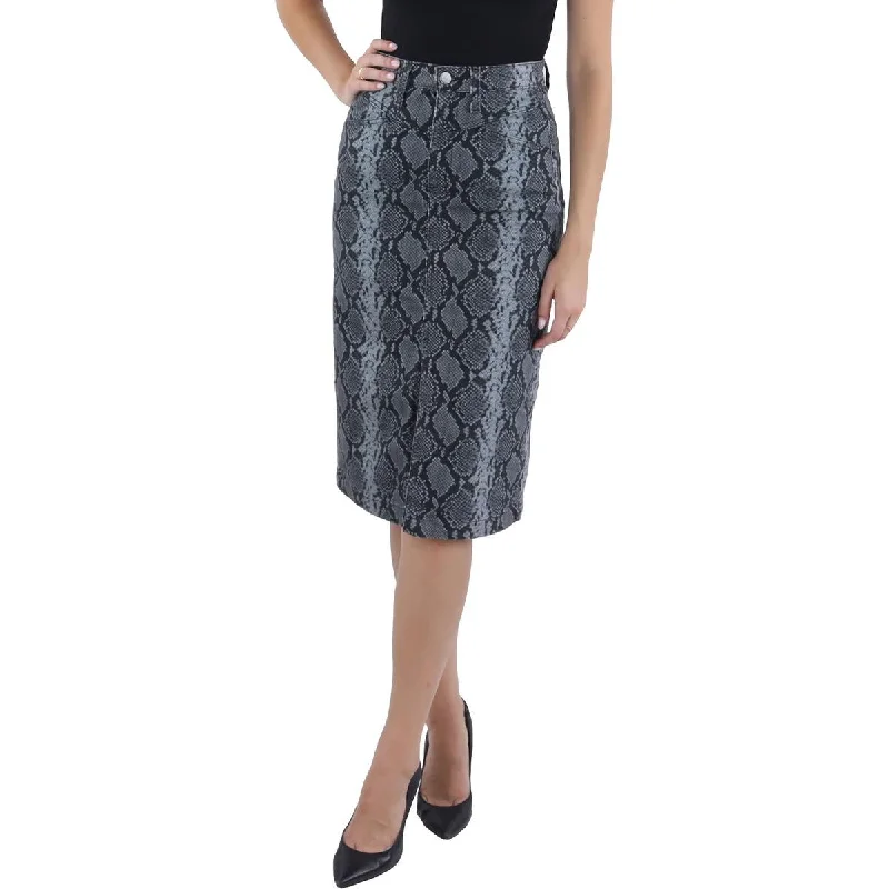 AG Adriano Goldschmied Womens Pencil Slit Pencil Skirt lace skirt intricate