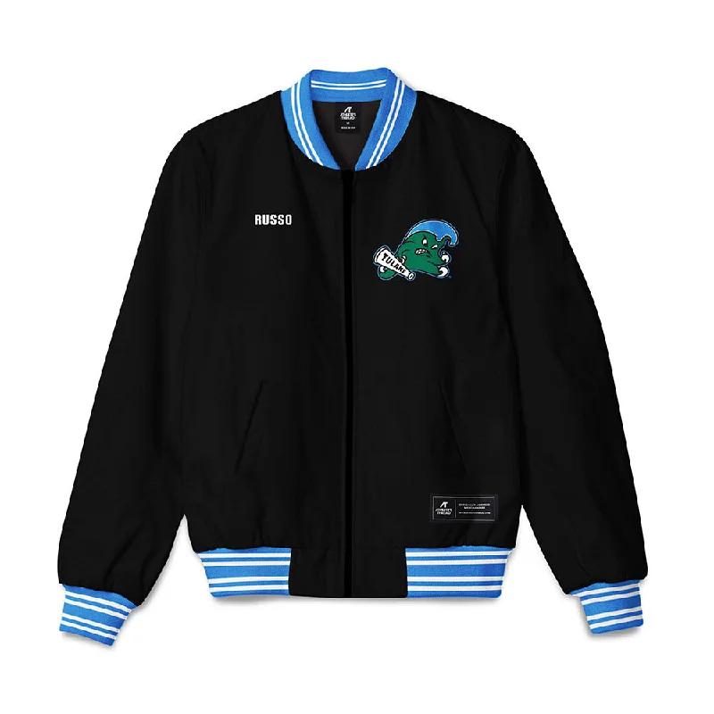 Tulane - NCAA Women's Swimming & Diving : Catherine Russo - Bomber Jacket Wool Jacket Cashmere Jacket Tweed Jacket