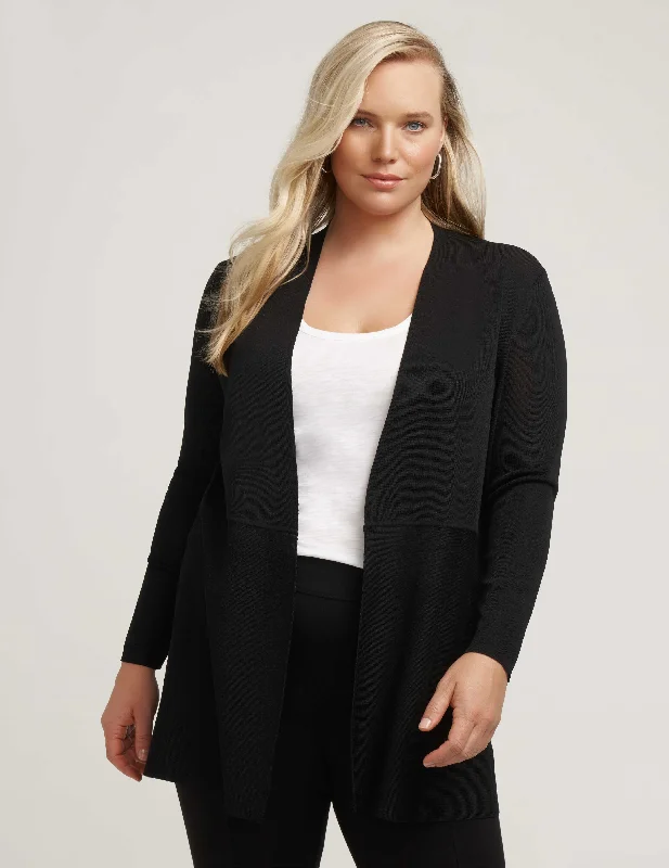 Plus Size Monterey Cardigan Bright Pastel Dark