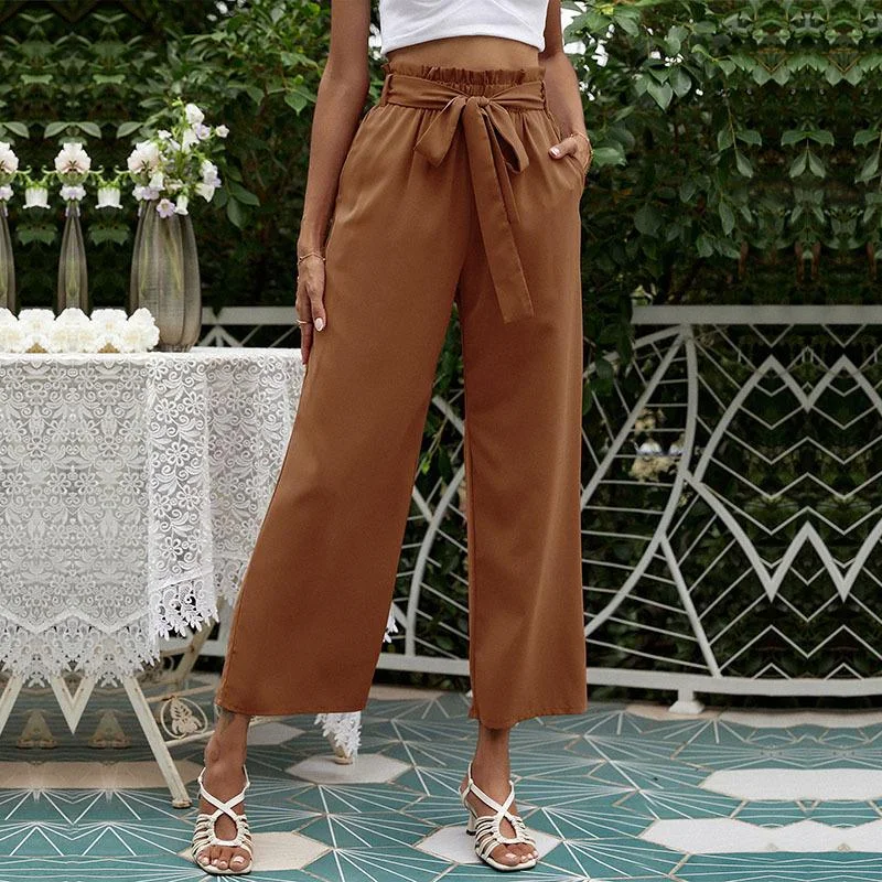 Summer Explosions High Waist Wide Leg Pants Leggings Free Shipping,